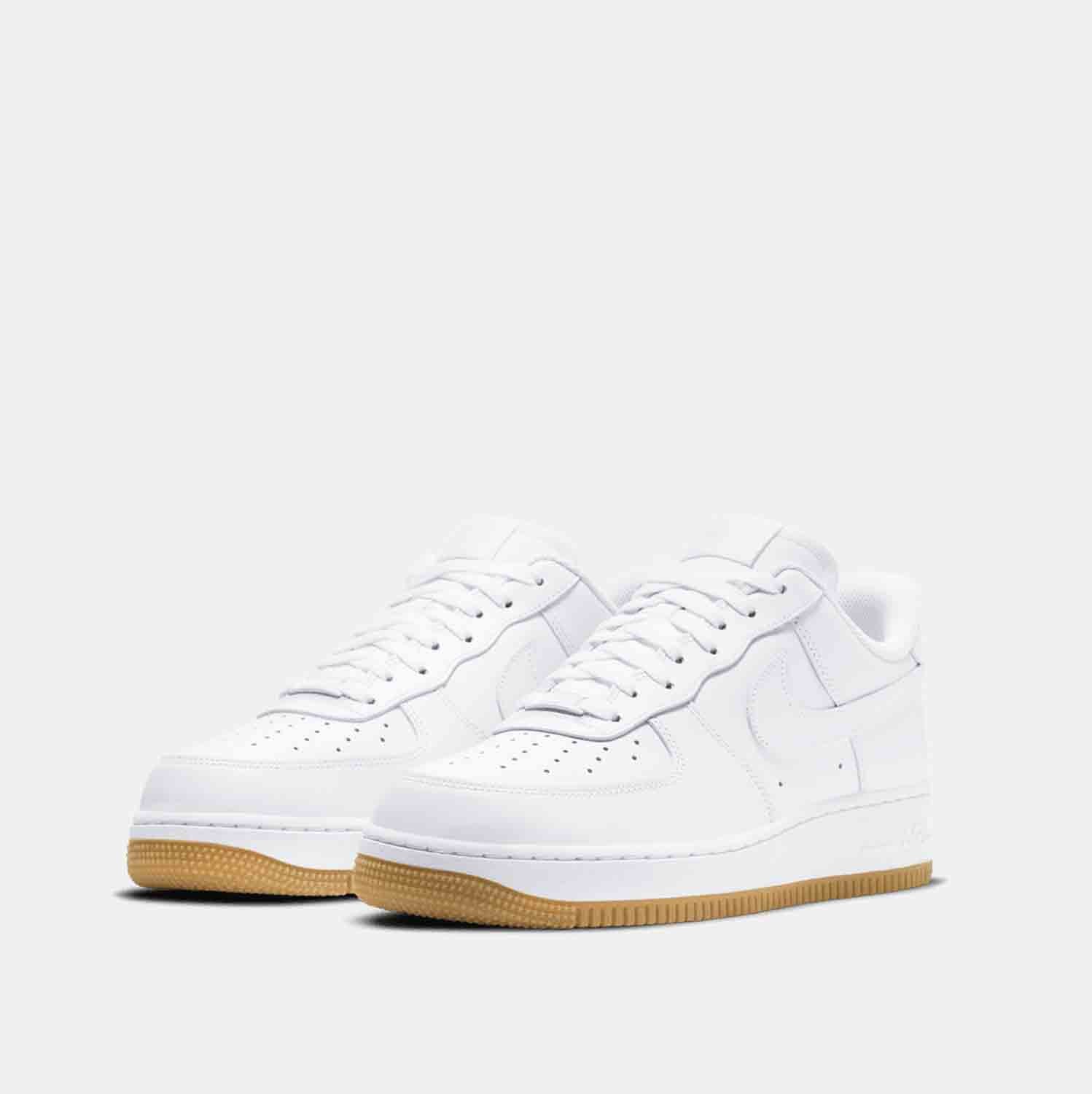 Nike Men's Air Force 1 '07 White Sneakers - Classic Basketball Shoes for Casual Wear & Street Style | Perfect for Everyday Outfits, Gym, and Urban Fashion