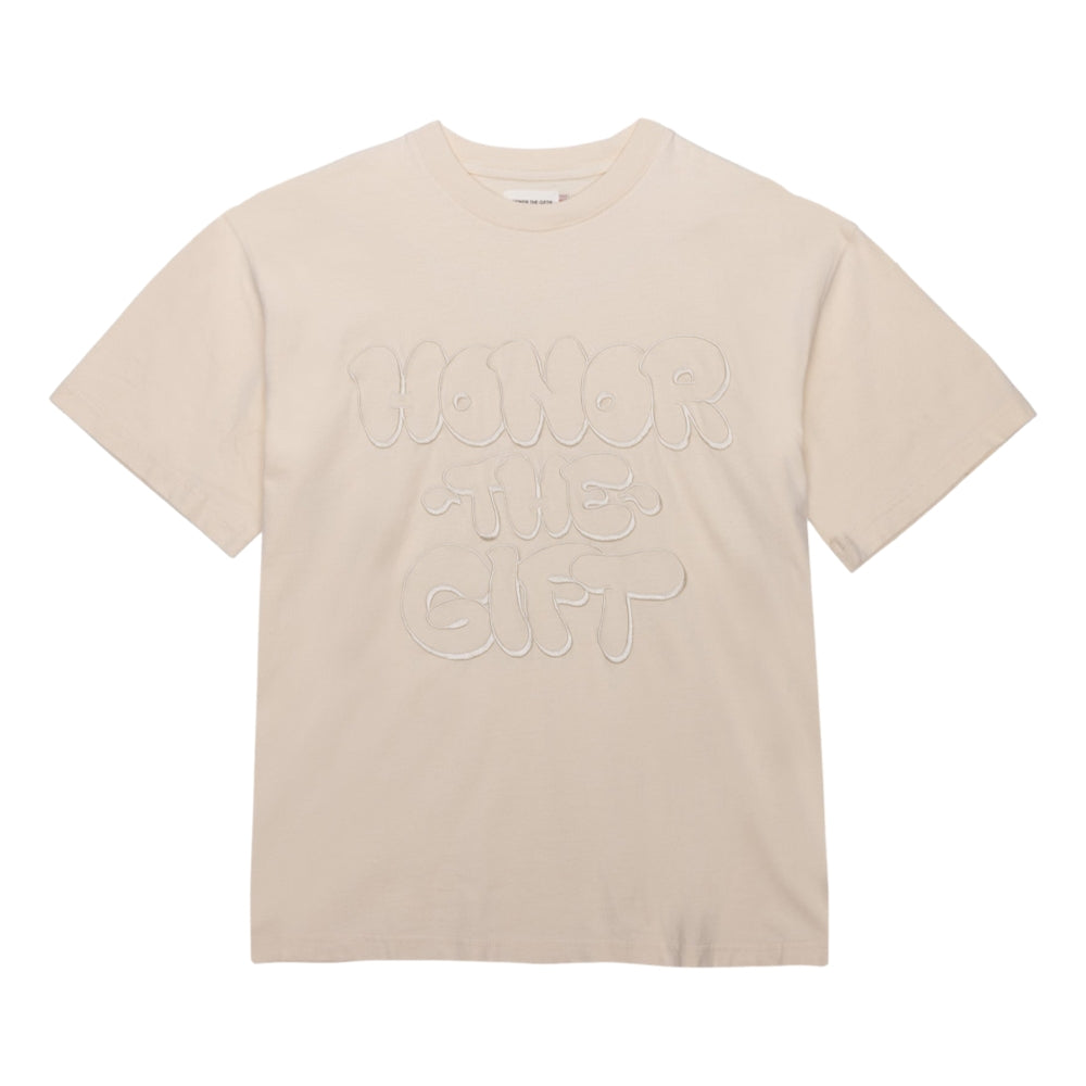 Honor The Gift AMP'D UP T-Shirt - White Cotton Tee for Men | Streetwear Fashion & Casual Wear | Perfect for Gym, Workout & Everyday Outfits