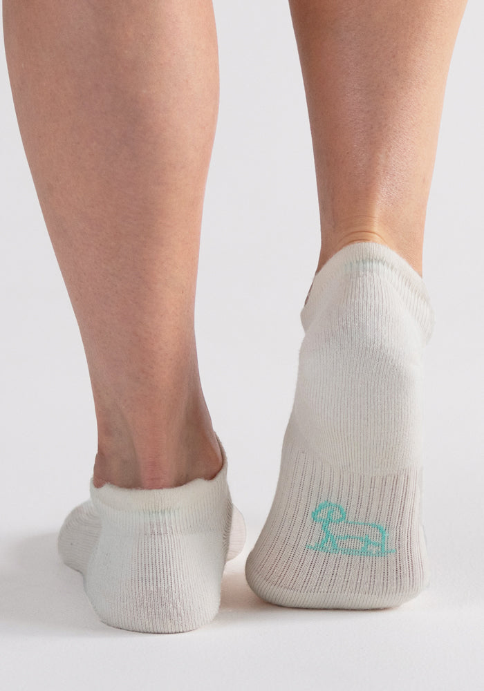 Rowan No Show Tab Lightweight Socks - Breathable Invisible Liner Socks for Women & Men - Perfect for Running, Sneakers & Casual Wear - Saltwater Taffy Color