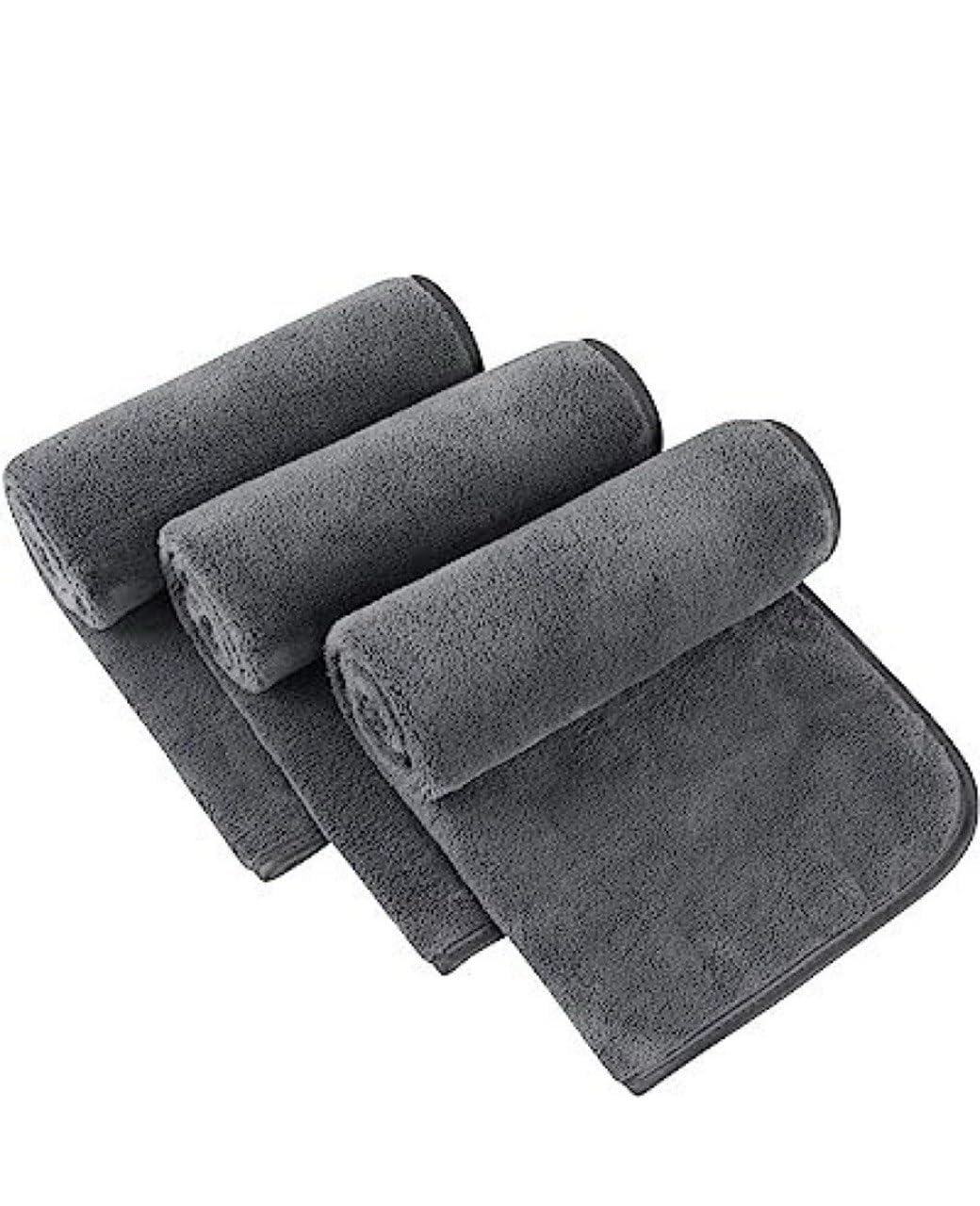 EZZY Premium Microfiber Cleaning Cloth 40x40cm (16x16 Inches) - 350 GSM Ultra Soft & Highly Absorbent Multipurpose Cloth for Kitchen, Windows, Cars & Electronics - Perfect for Streak-Free Cleaning & Dusting (2-Pack)