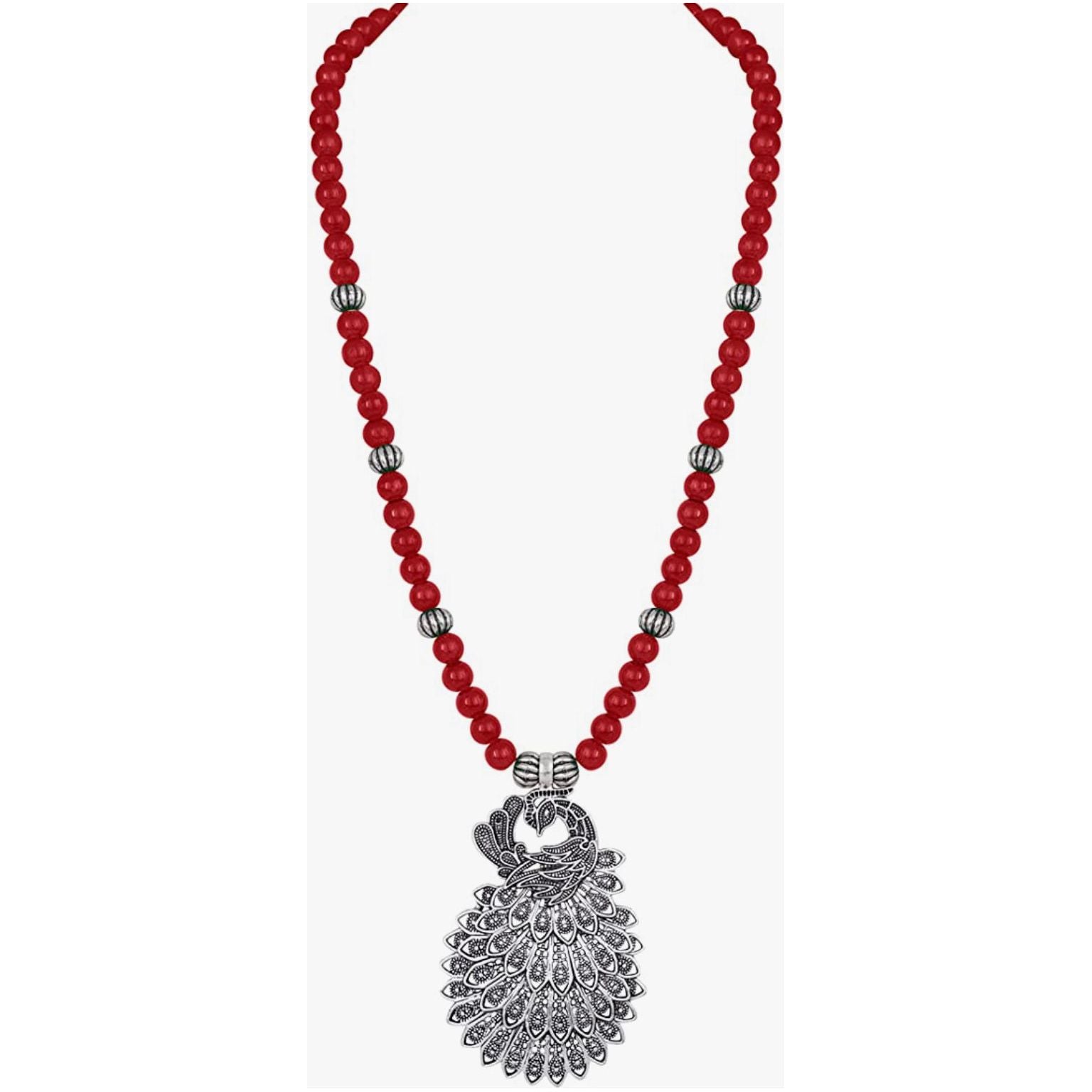 Exquisite Peacock Pendant Onyx Stone Necklace & Earrings Set for Women | Elegant Jewelry Gift for Birthday, Anniversary & Special Occasions
