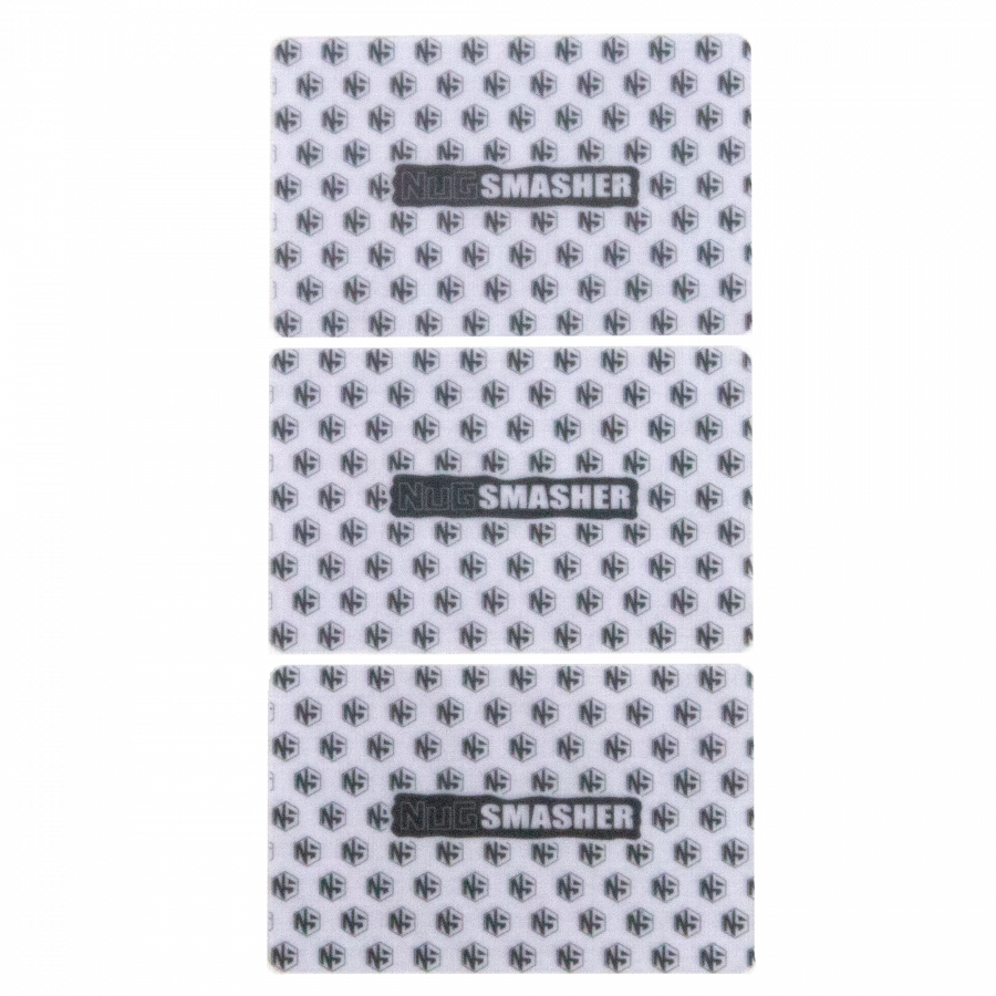 NugSmasher NS SIFTER Card Set Of 3 - Premium Stainless Steel Kief Sifting Screens for Dry Herb - Perfect for Grinders, Rolling Trays, and Cannabis Processing
