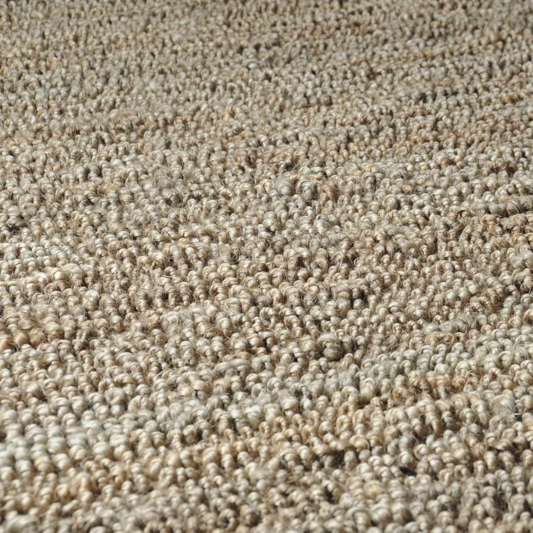 Hauteloom Glover Iantha Natural Jute Rug - Handwoven Sea Grass Area Rug - Eco-Friendly Farmhouse Style Carpet - Rattan Wicker Look - Brown & Beige - 3'6