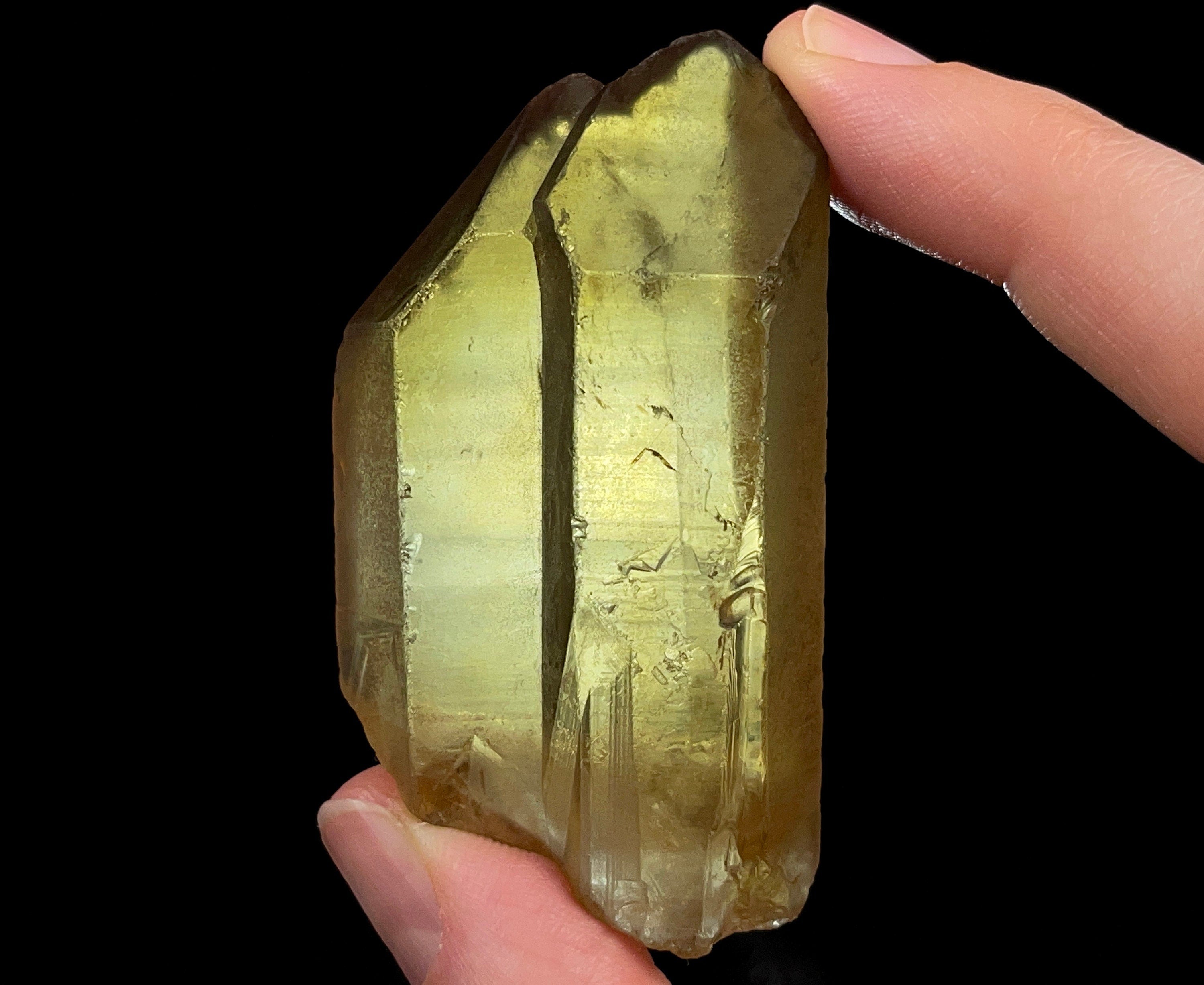 Natural Citrine Raw Crystal Point - November Birthstone, Healing Stone, Home Decor & Spiritual Gift for Meditation, Yoga & Energy Cleansing