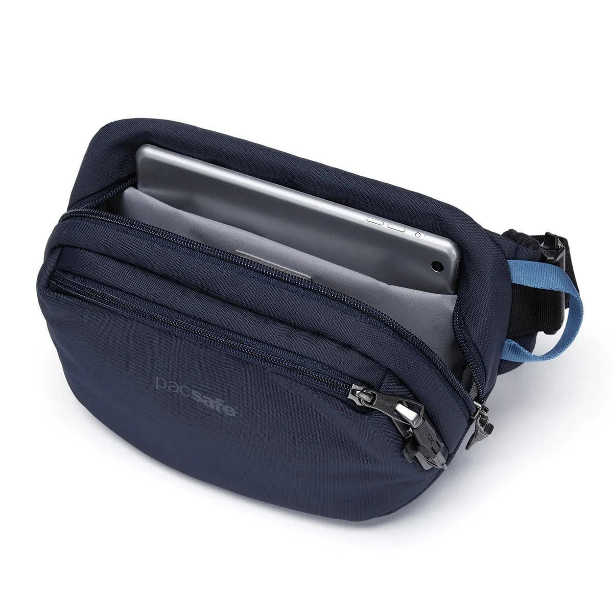 Pacsafe Vibe 100 Anti-Theft RFID Blocking Waist Pack for Travel, Hiking & Daily Use - Secure Crossbody Bag with Cut-Proof Straps for Men & Women