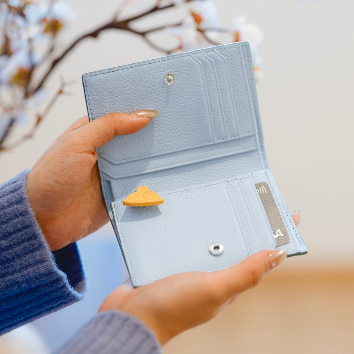 Samuel Ashley x Chibi Maruko Chan Genuine Leather Bifold Wallet for Men & Women - Perfect for Everyday Use, Travel & Gift Giving