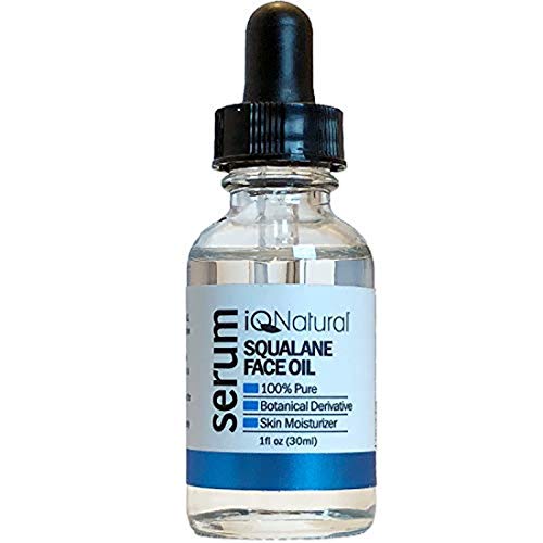 Pure Organic Squalane Facial Oil for Dry Skin Hydration - 1oz | Natural Face Moisturizer, Anti-Aging Serum & Makeup Primer | Perfect for Daily Skincare Routine & Nighttime Hydration