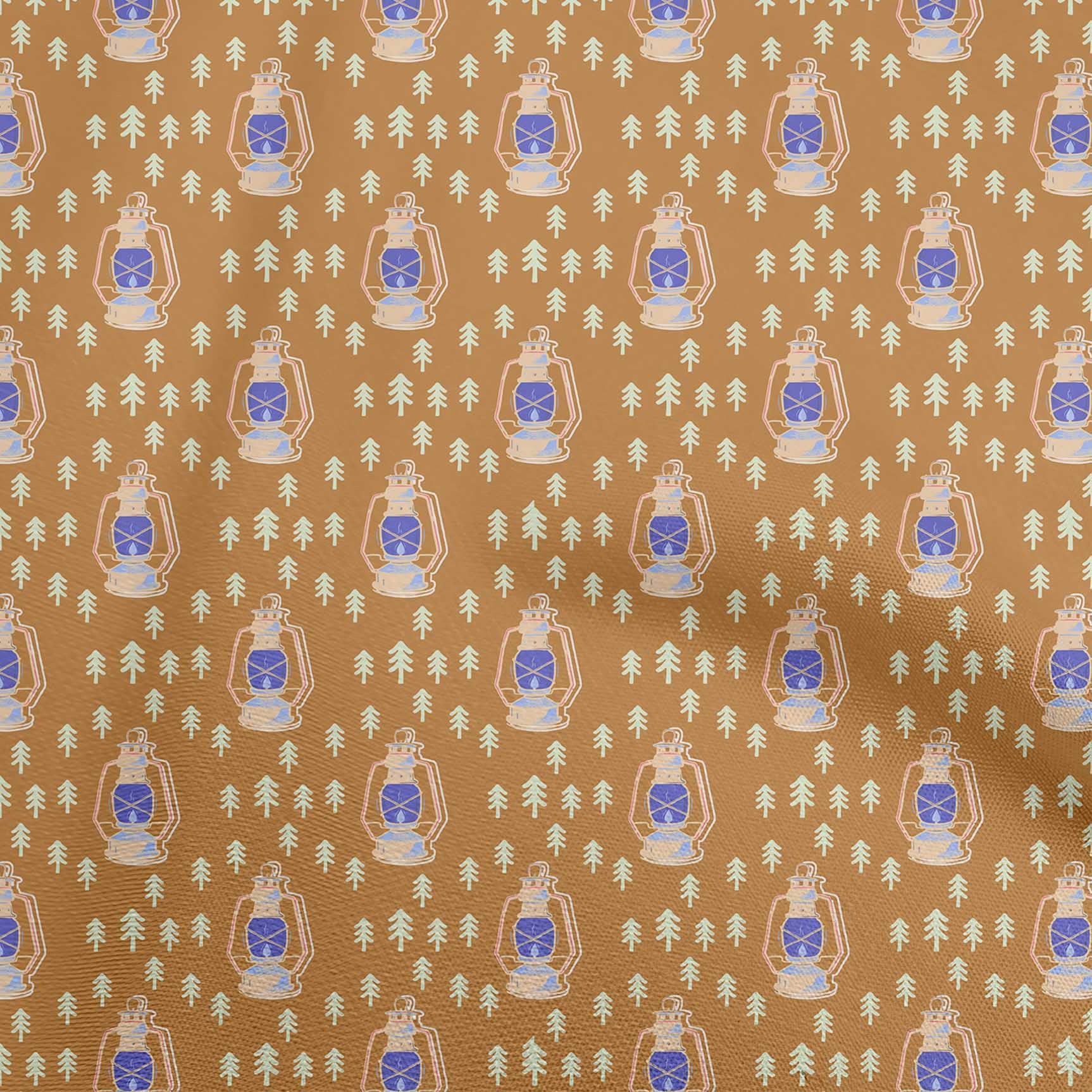 oneOone Cotton Cambric Dark Mustard Fabric - 56 Inch Wide Premium Sewing Material for Halloween Lamps, DIY Costumes & Home Decor Projects | Printed Fabric by The Yard