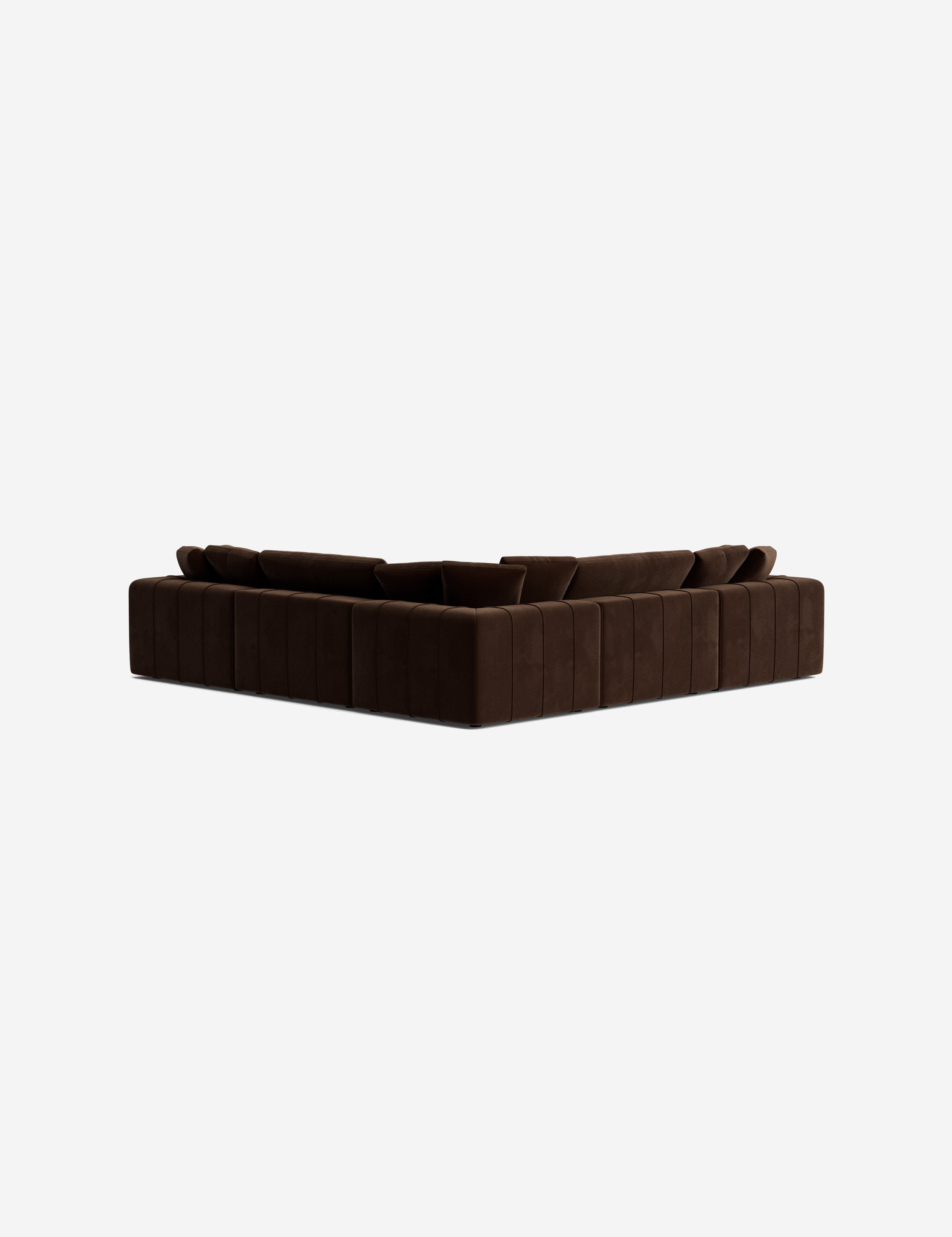 Capella Modular Corner Sectional Sofa - Modern L-Shaped Couch with Reversible Chaise, Soft Fabric Upholstery for Living Room, Family Room & Home Theater Comfort