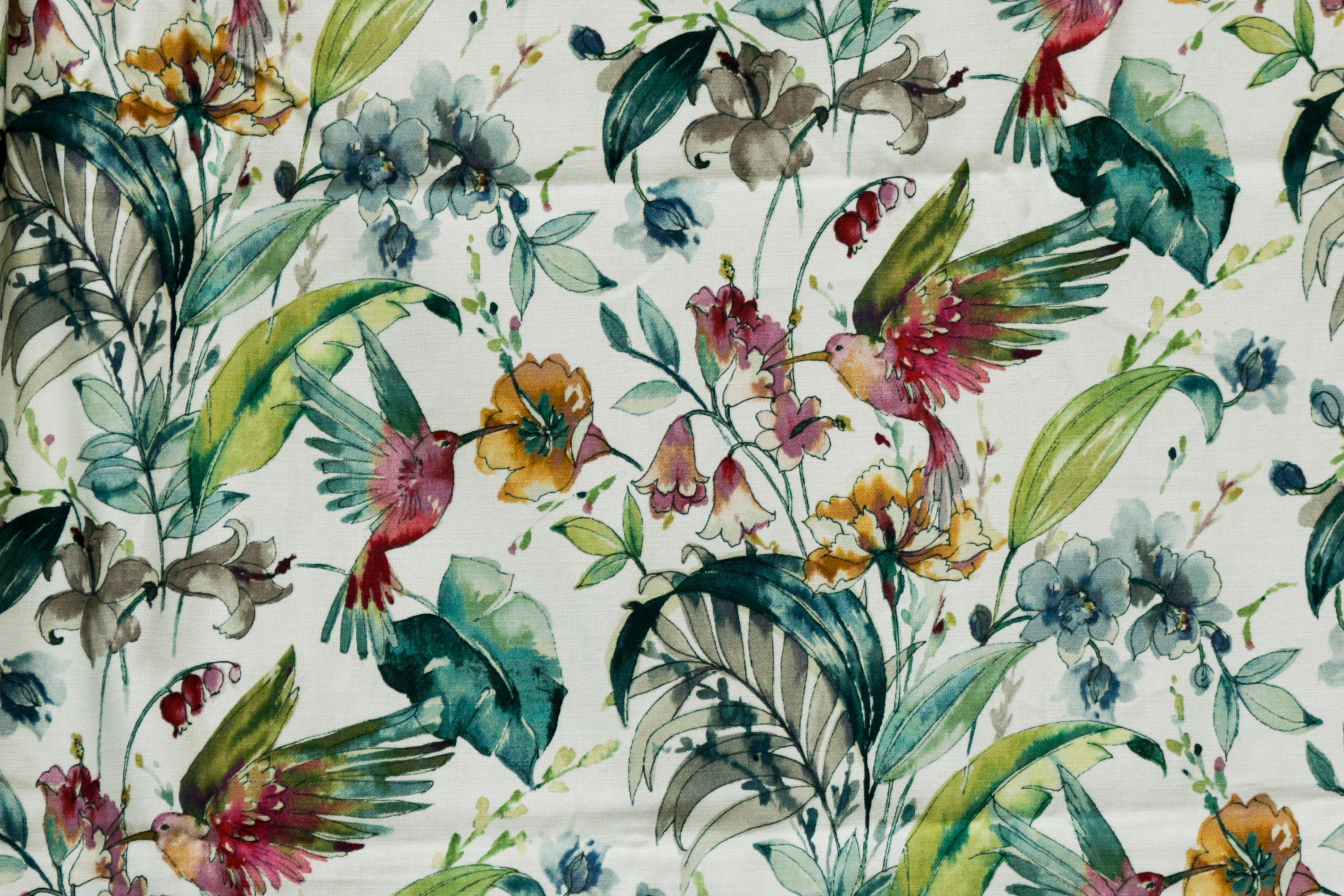Birdy Love Cotton Fabric By The Yard - Soft Printed Cotton Material for Quilting, Sewing & DIY Crafts - Perfect for Home Decor, Apparel & Scrapbooking Projects
