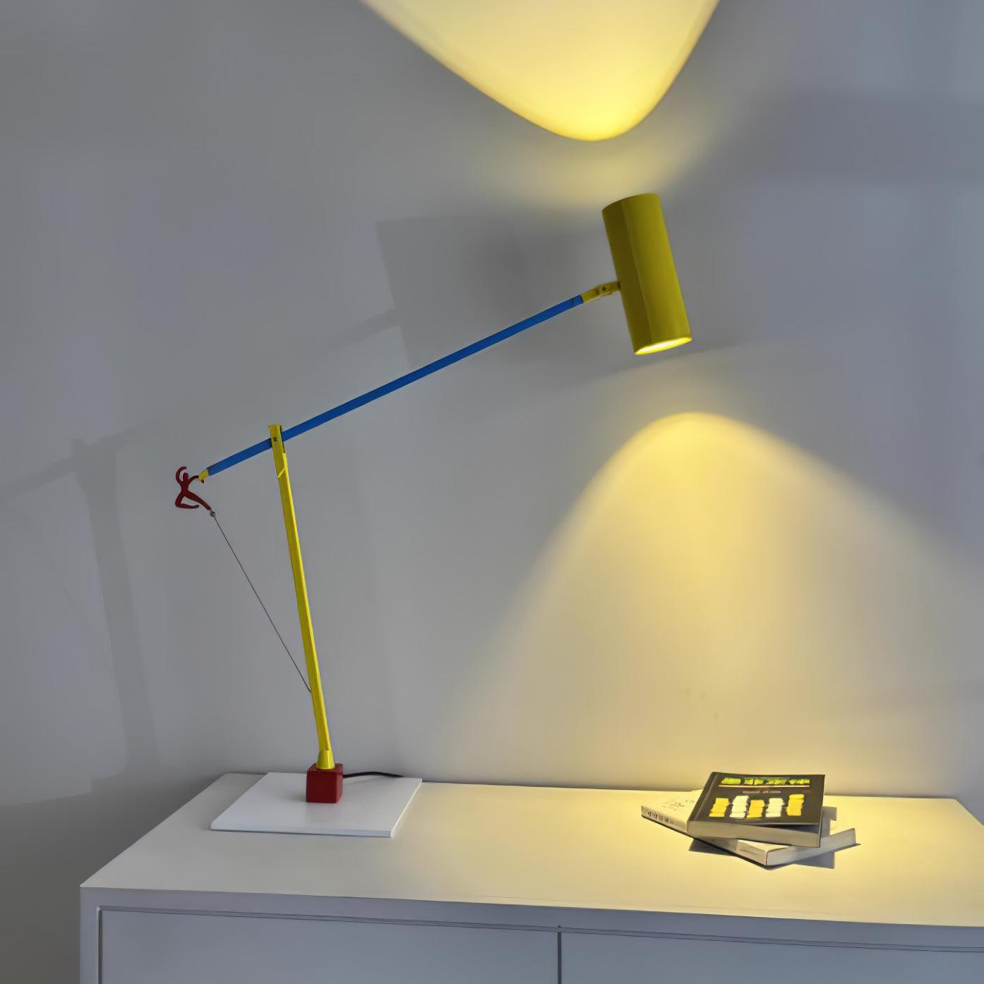Ettorino Modern Table Lamp - Adjustable LED Desk Light for Home Office, Bedroom & Living Room - Perfect for Reading, Working & Decor