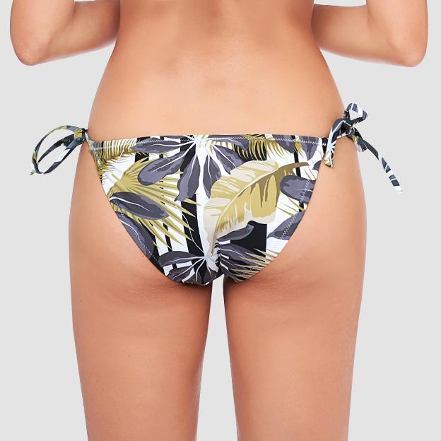 Low Waist Strappy Bikini Bottom for Women - Sexy High Cut Swimwear with Adjustable Side Ties - Perfect for Beach, Pool Party & Tropical Vacation