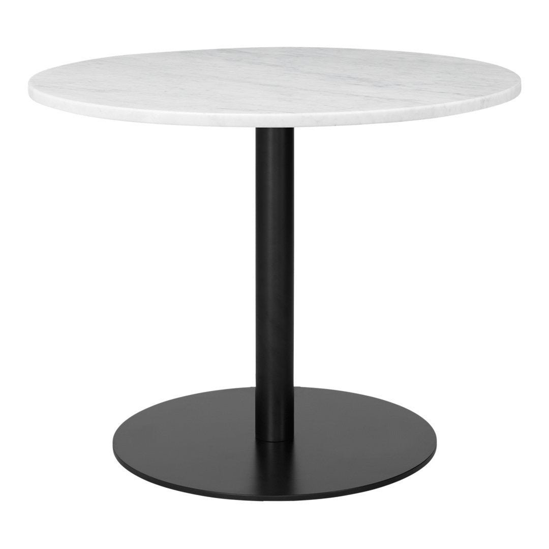 Gubi 1.0 Round Lounge Table - Modern Scandinavian Coffee Table for Living Room, Office & Lounge Areas - Perfect for Home Decor & Interior Design