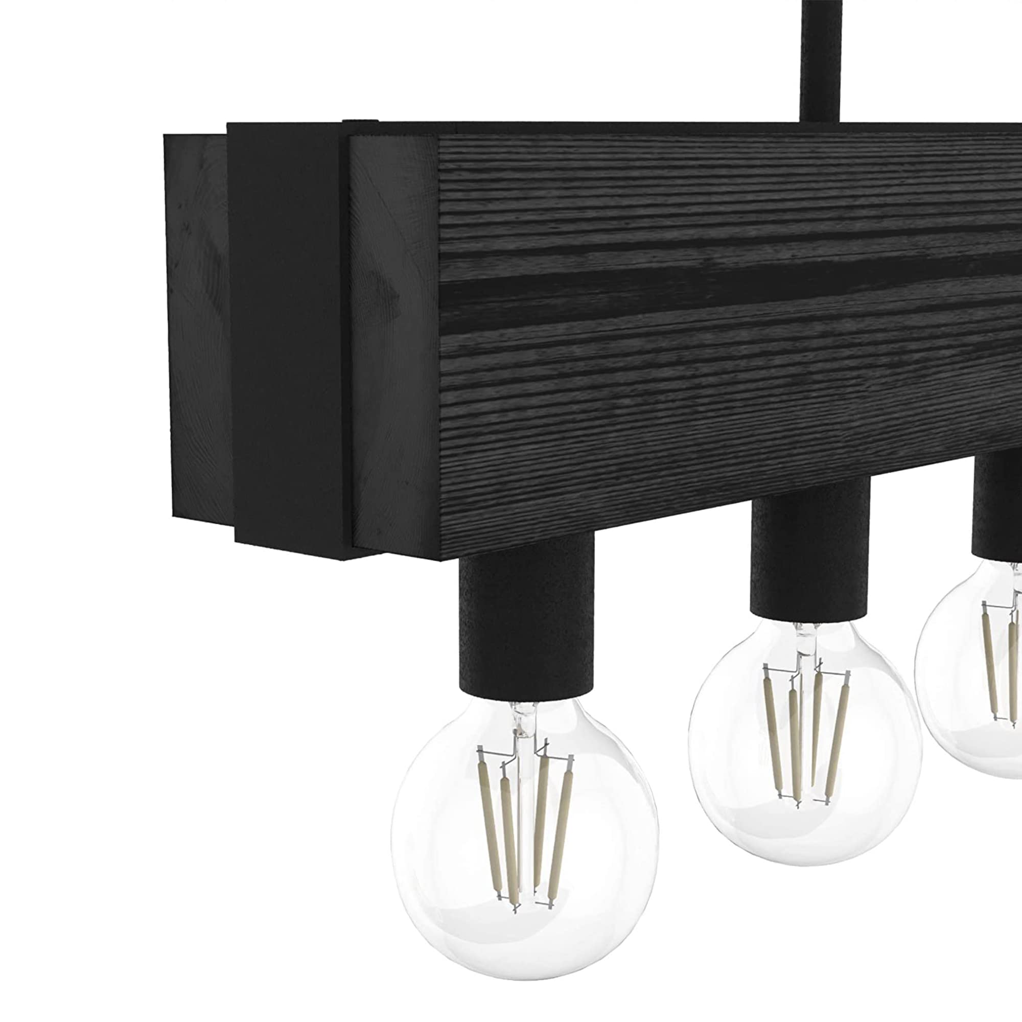 Hunter Fan Company 19057 Donelson 5-Light Chandelier in Natural Iron Finish - Elegant Ceiling Light Fixture for Dining Room, Bedroom, and Foyer Lighting