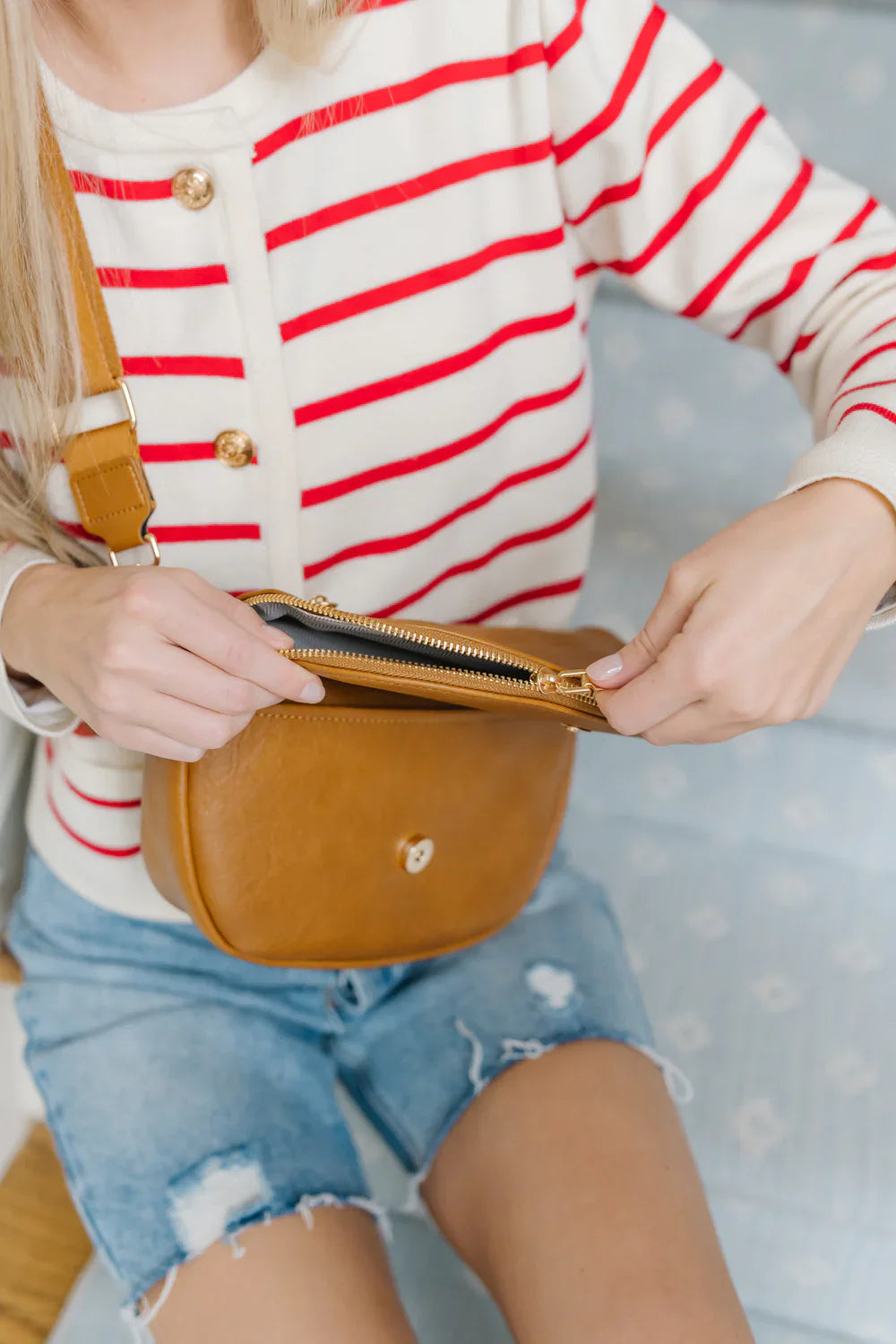 Holly Foldover Crossbody Bag for Women - Stylish Leather Shoulder Purse with Adjustable Strap, Perfect for Travel, Work & Everyday Use