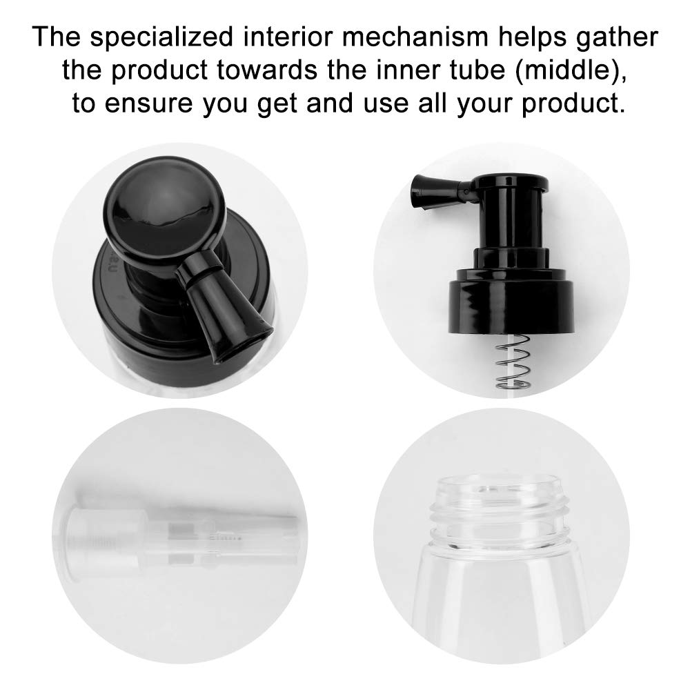 2pcs Barber Powder Spray Bottle 140ml - Refillable Hair Fiber Applicator for Salon & Home Use