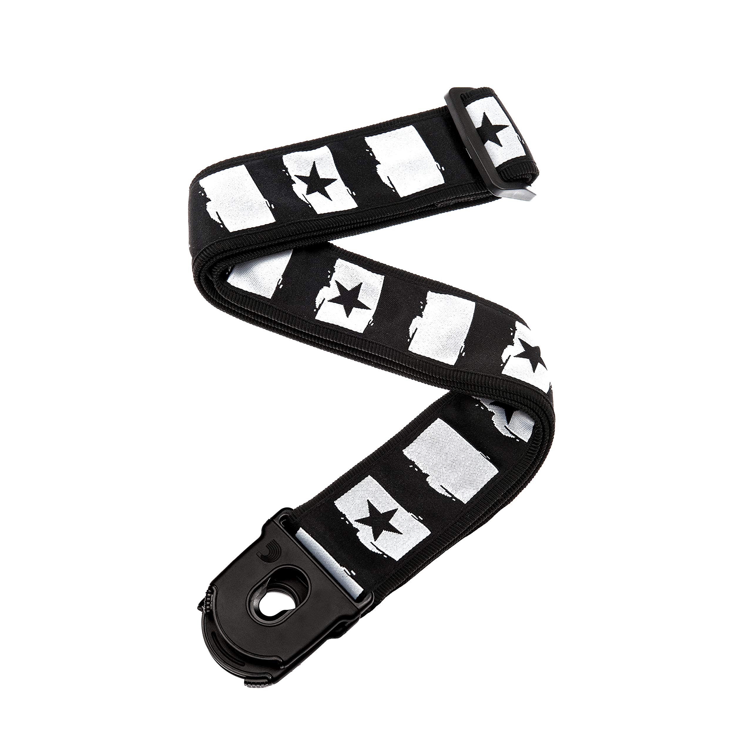D'Addario Locking Guitar Strap for Electric, Acoustic & Bass Guitars - Secure Non-Slip Design - Perfect for Stage Performances, Studio Sessions & Live Gigs