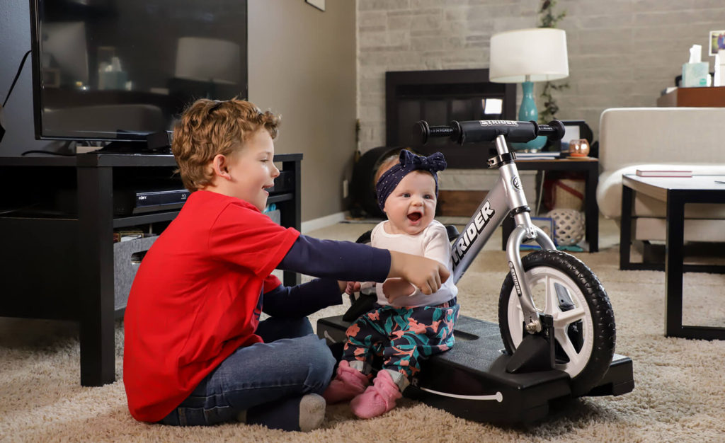Strider Pro 2-in-1 Balance Bike & Rocking Horse for Toddlers - Adjustable Learning Bike for Kids Ages 1-5 - Perfect for Indoor Play & Outdoor Riding Practice