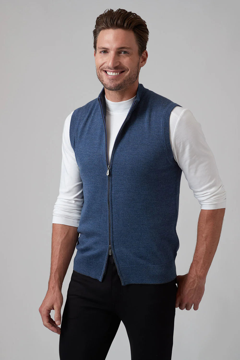 Sleeveless Full Zip Vest for Men & Women - Lightweight Outdoor Sports Jacket for Running, Hiking, and Travel