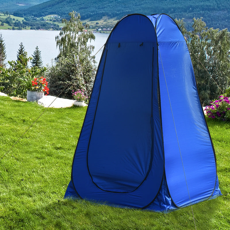Pop Up Portable Privacy Shower Tent - Lightweight & Waterproof Outdoor Camping Shower Shelter for Beach, Pool, Travel & Emergency Use