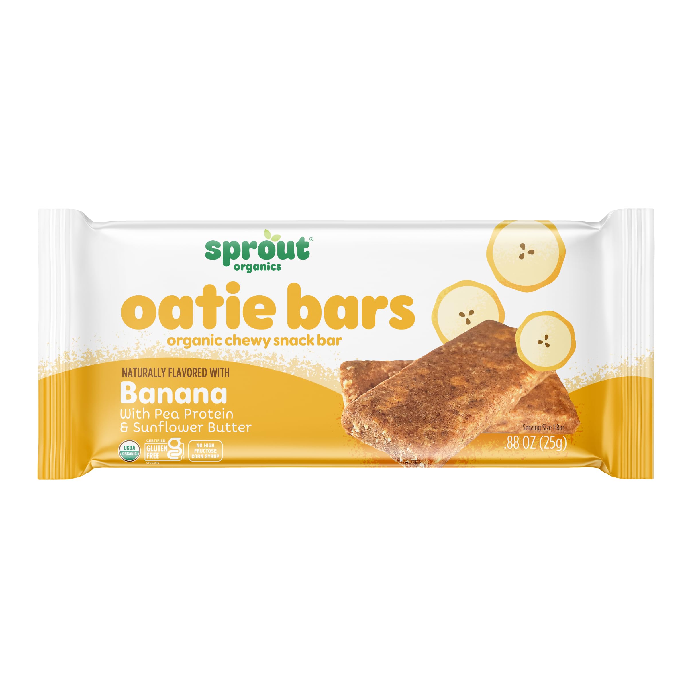 Organic Cocomelon Sprout Banana Snack Bars for Babies & Toddlers - 5 Count (Pack of 6) | Healthy On-The-Go Snacks for Daycare, Travel & Playtime