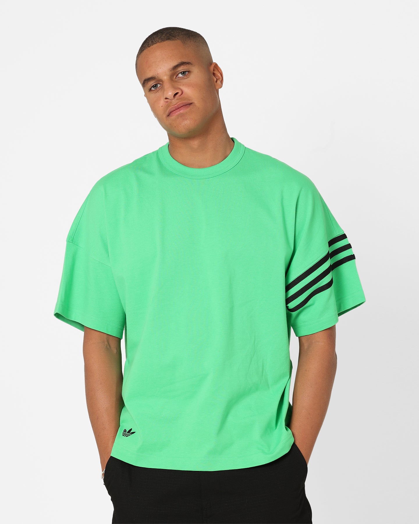 Adidas New C T-Shirt for Men - Comfortable Semi-Screaming Graphic Tee for Casual Wear & Street Style