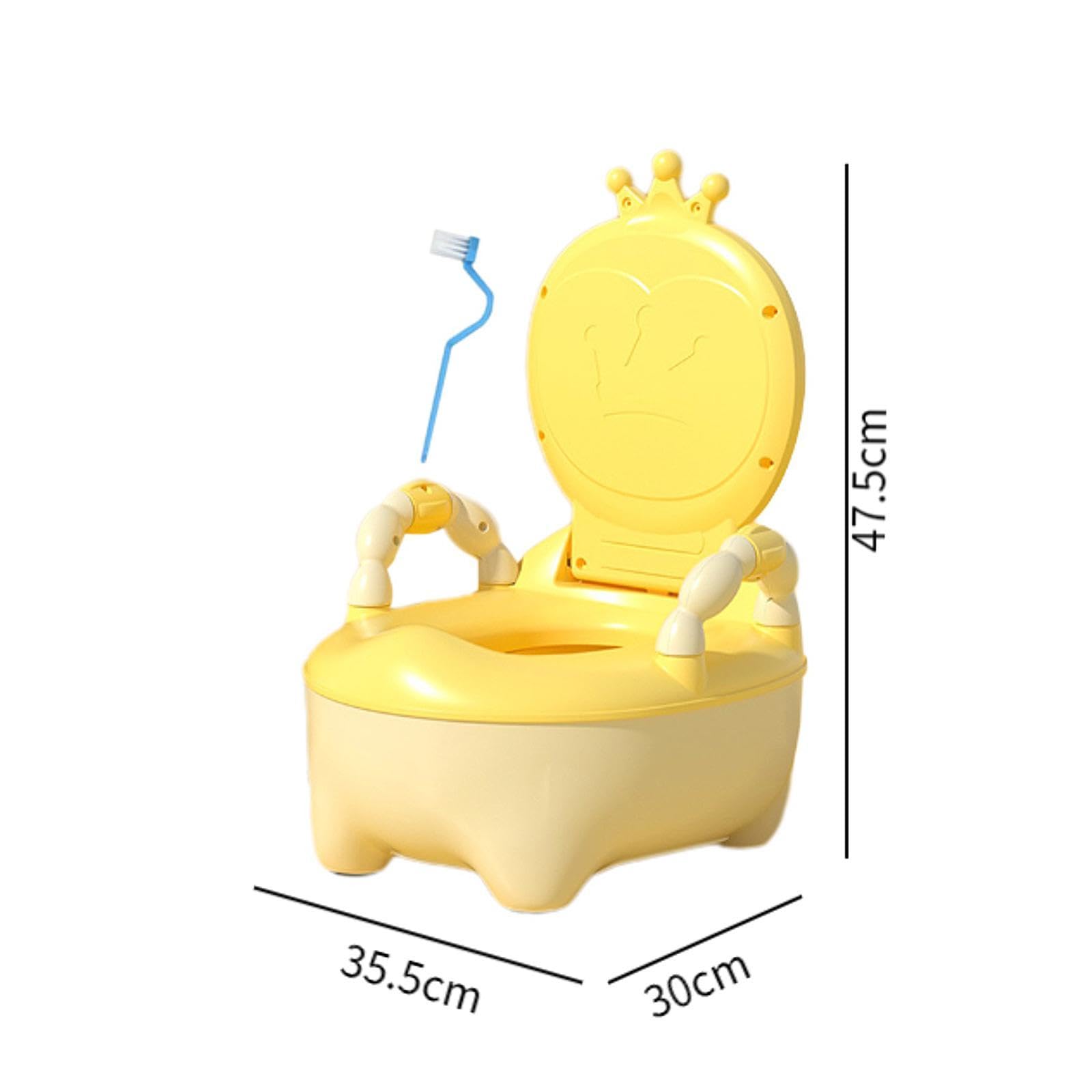TTETZ Baby Potty Training Seat - Easy to Clean Toddler Toilet Chair for Girls & Boys Ages 0-7 Years | Home & Travel Use for Infants & Kids