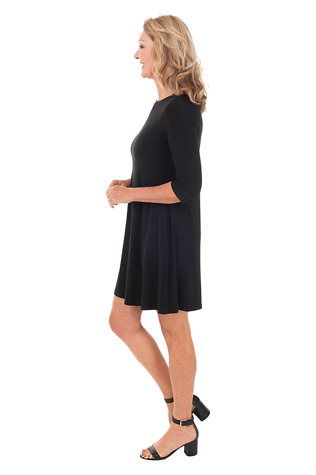 Stylish Solid Stretch Long Sleeve Bodycon Dress for Women - Perfect for Office Wear, Date Night & Fall Layering