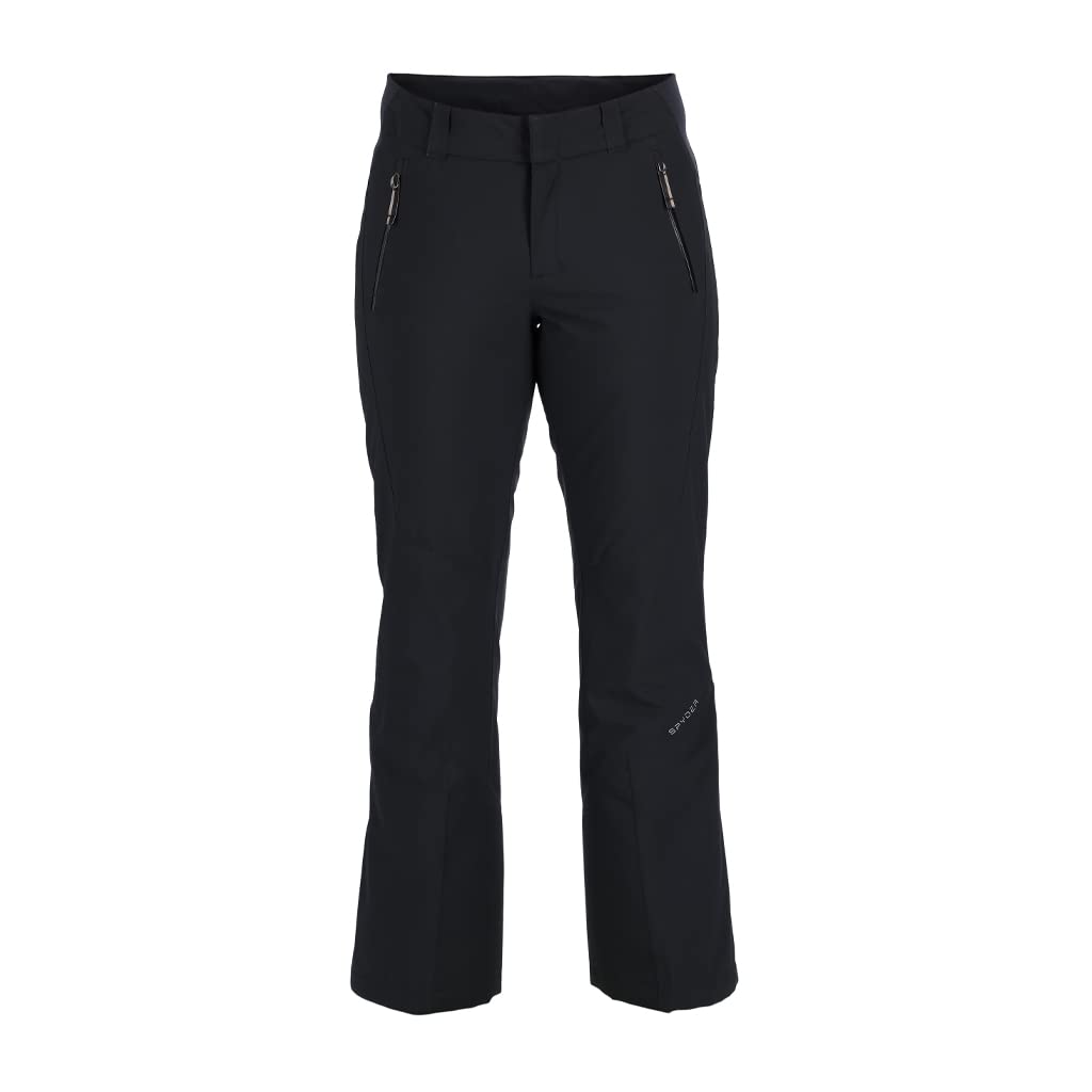 Spyder Women's Winner Insulated Ski Pants - Waterproof Winter Snow Pants for Skiing & Snowboarding - Black (Cold Weather Outdoor Activities)