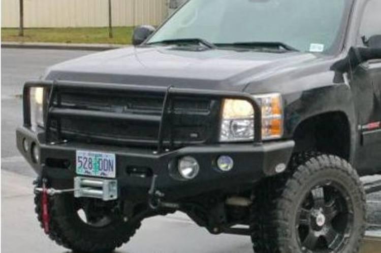 Buckstop C8CLS Heavy Duty Front Bumper for 2007-2013 Chevy Silverado 1500 Classic | Winch Ready with Tow Hooks | Off-Road Protection & Towing Solution