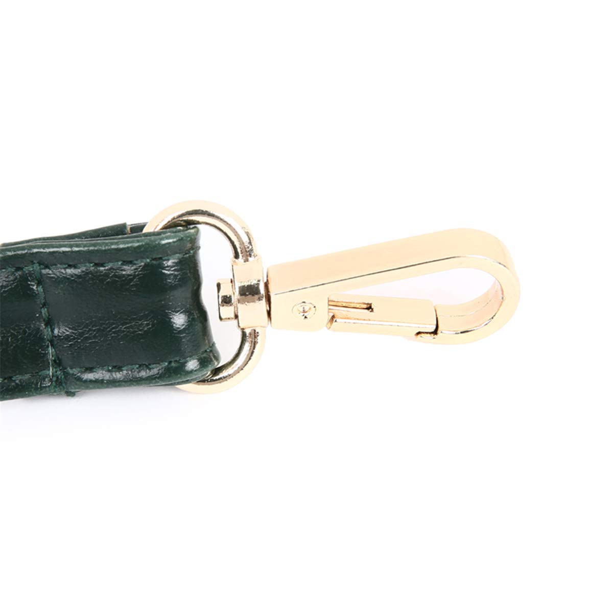 2.5 Inch Adjustable Crossbody Bag Strap - Genuine Sheepskin Pattern Leather Replacement Purse Strap for Handbags & Shoulder Bags (59 Inches, Green) | Perfect for Everyday Use, Travel & Fashion Accessories