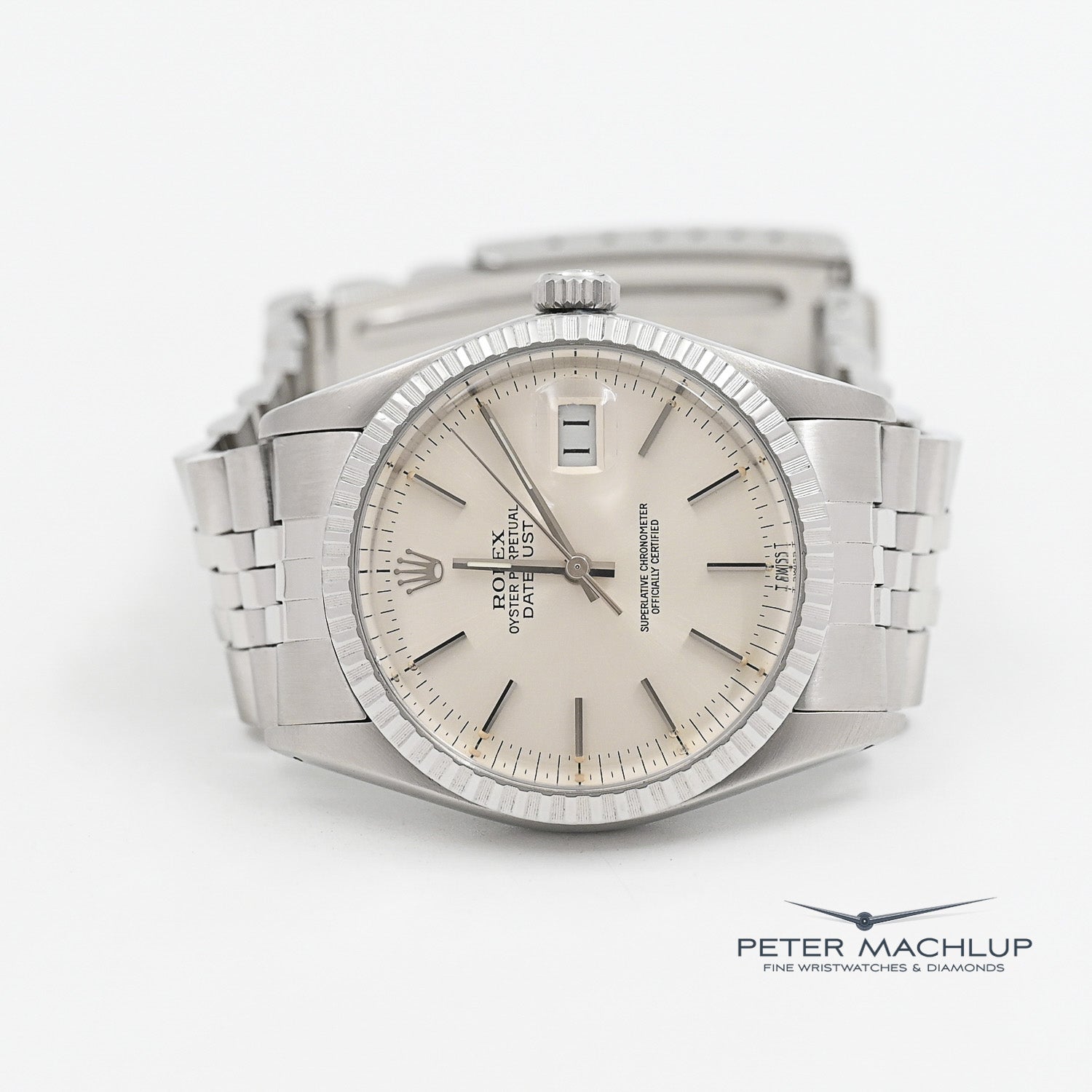 Vintage Rolex Datejust 36 Men's Watch 1984 - Classic Stainless Steel Automatic Timepiece for Business & Formal Occasions