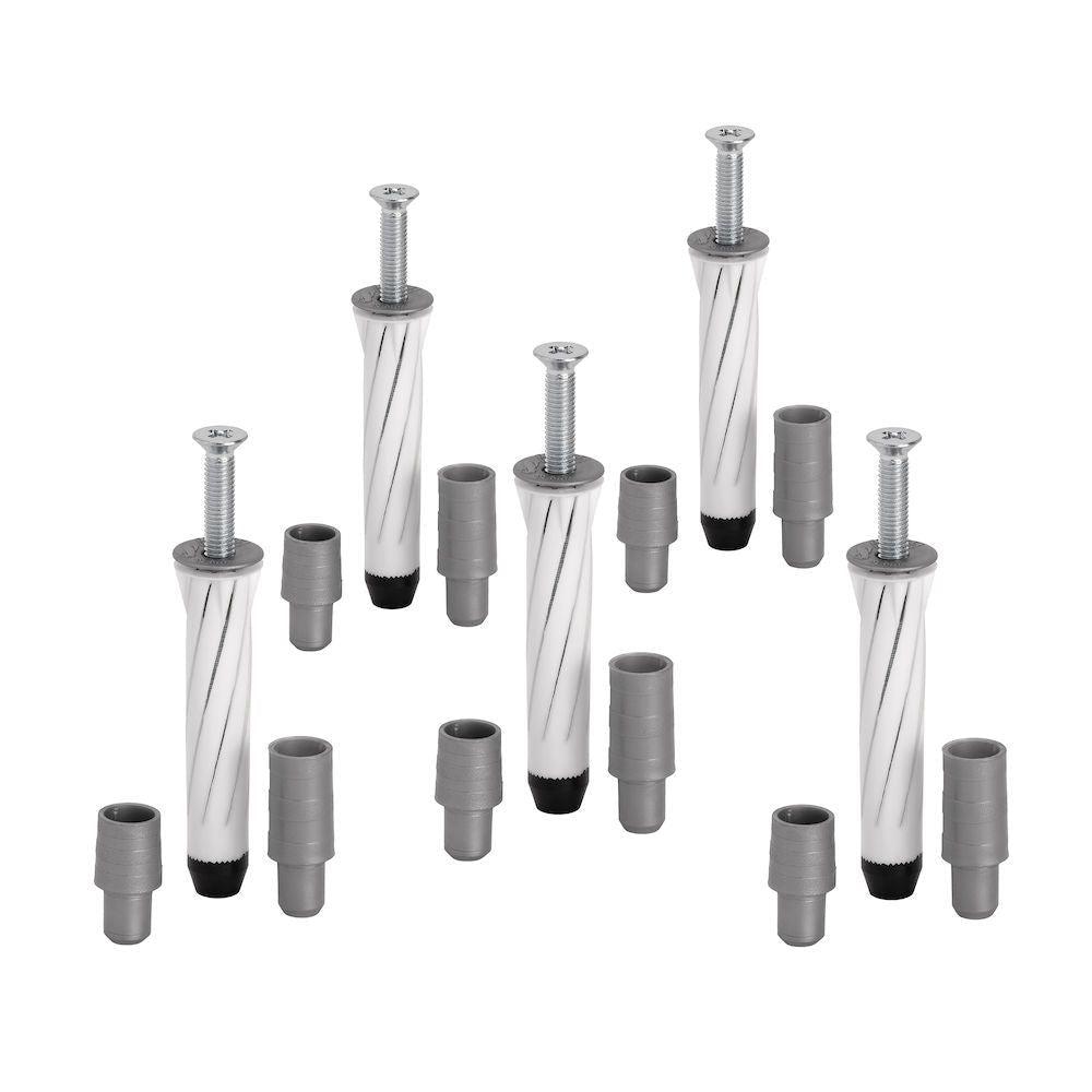 Elfa Drywall Screws and Anchors Kit - 5 Pack Heavy Duty Self-Drilling Screws for Hanging Pictures, Shelves, and Home Decor - Perfect for DIY Projects and Wall Mounting