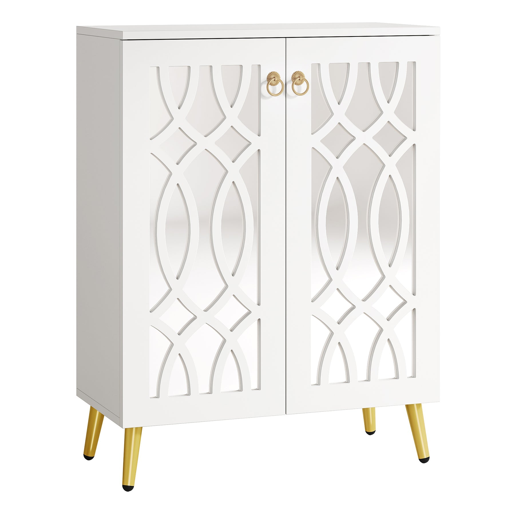 5-Tier Shoe Cabinet with Mirror - Space Saving Shoe Rack Organizer for 25 Pairs - Perfect for Bedroom, Closet & Entryway Storage