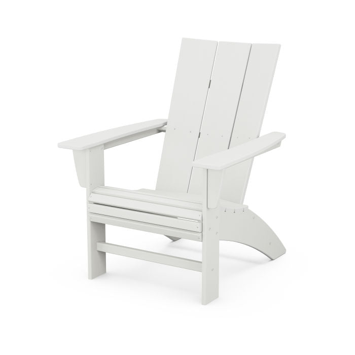 POLYWOOD Modern Curveback Adirondack Chair - Weather-Resistant Outdoor Furniture for Patio, Poolside & Garden Relaxation