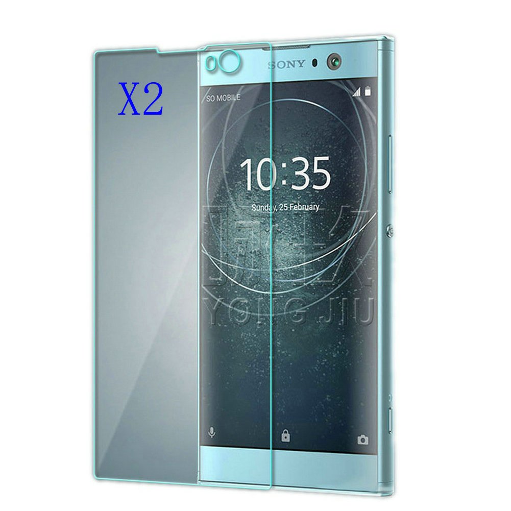 Kepuch 2 Pack Sony Xperia XA2 Tempered Glass - for Clear Protection & Scratch Resistance