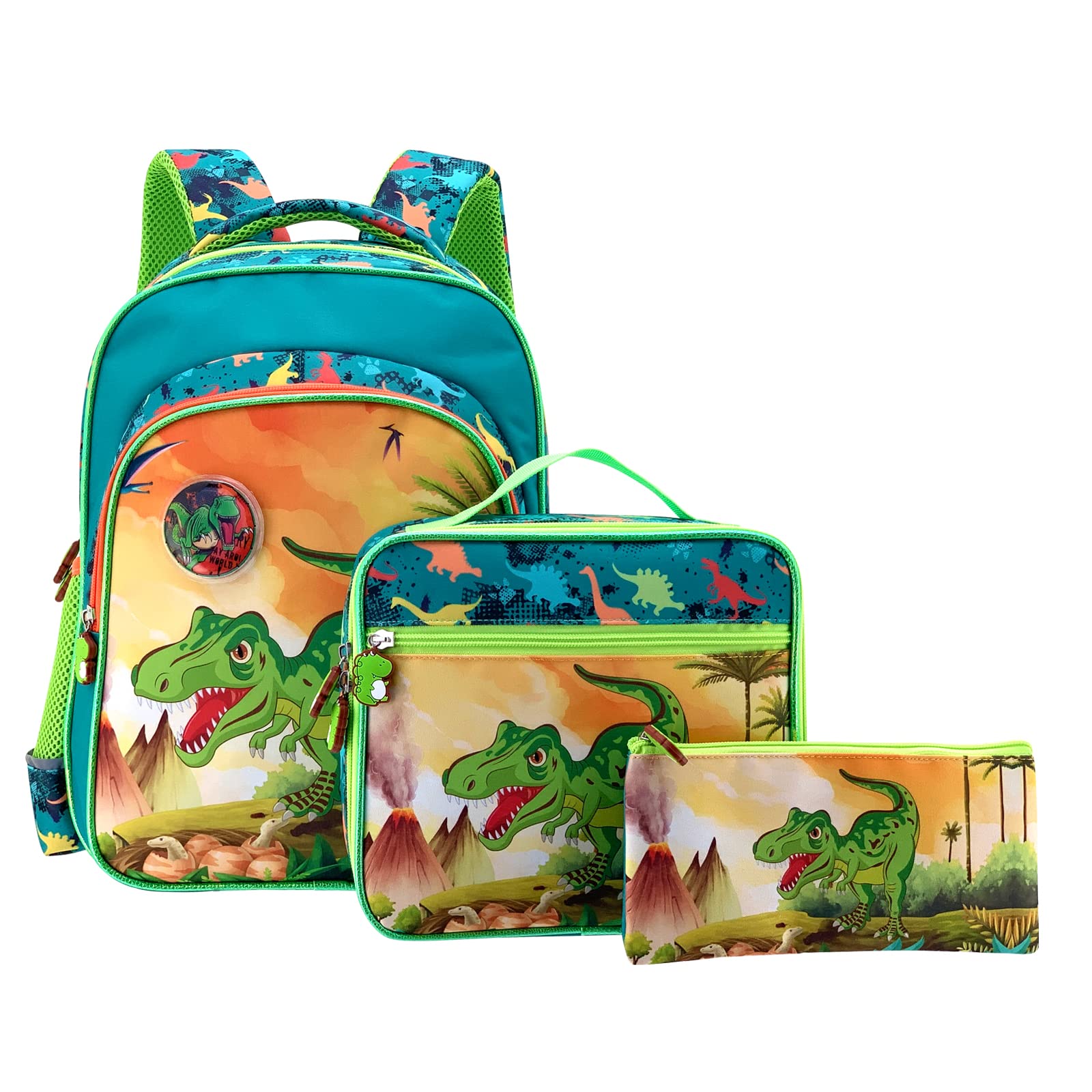 Kids Backpack with Changing Lenticular Design - Durable School Backpack Set with Lunch Box for Boys & Girls | Perfect for School, Travel & Outdoor Adventures