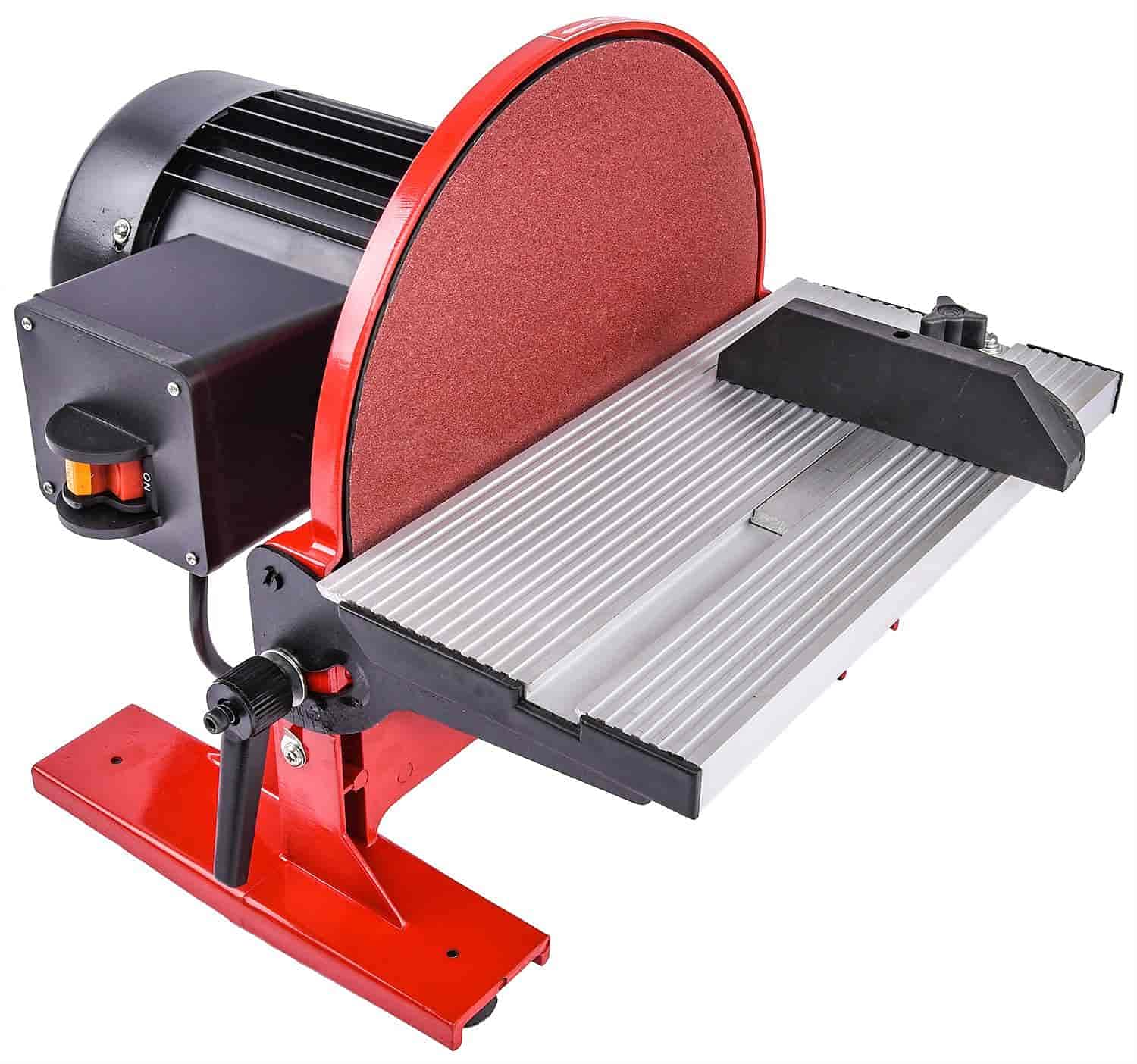 JEGS 81752 10-Inch Disc Sander - 120V, 1150-3600 RPM Variable Speed - Perfect for Woodworking, Metal Polishing & DIY Projects