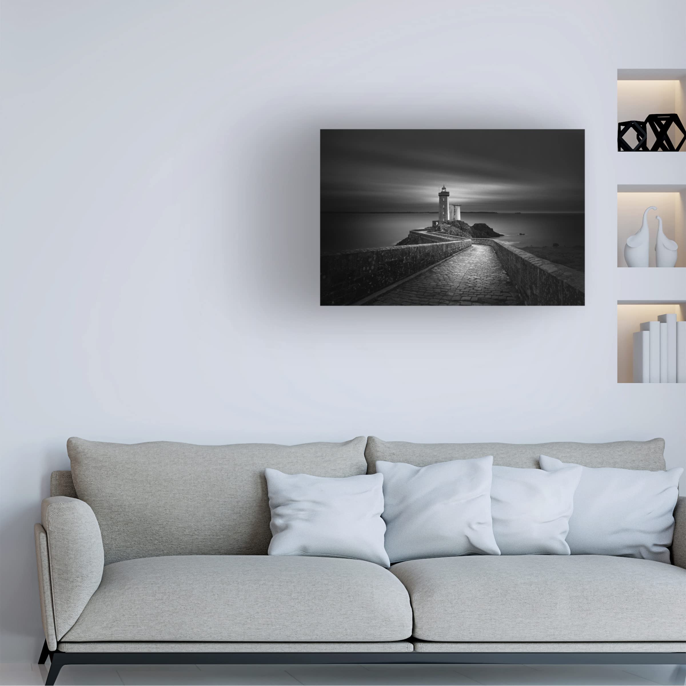 Denis 'Time Passing' Canvas Art Print - Modern Wall Decor for Living Room, Bedroom & Office - Trademark Fine Art Collection