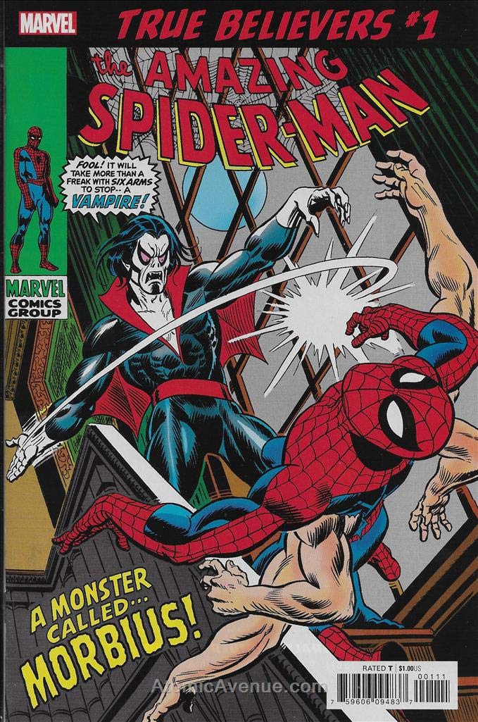 True Believers: Spider-Man vs Morbius #1 VF - Marvel Comic Book | Collectible Superhero Graphic Novel for Fans & Gift Idea