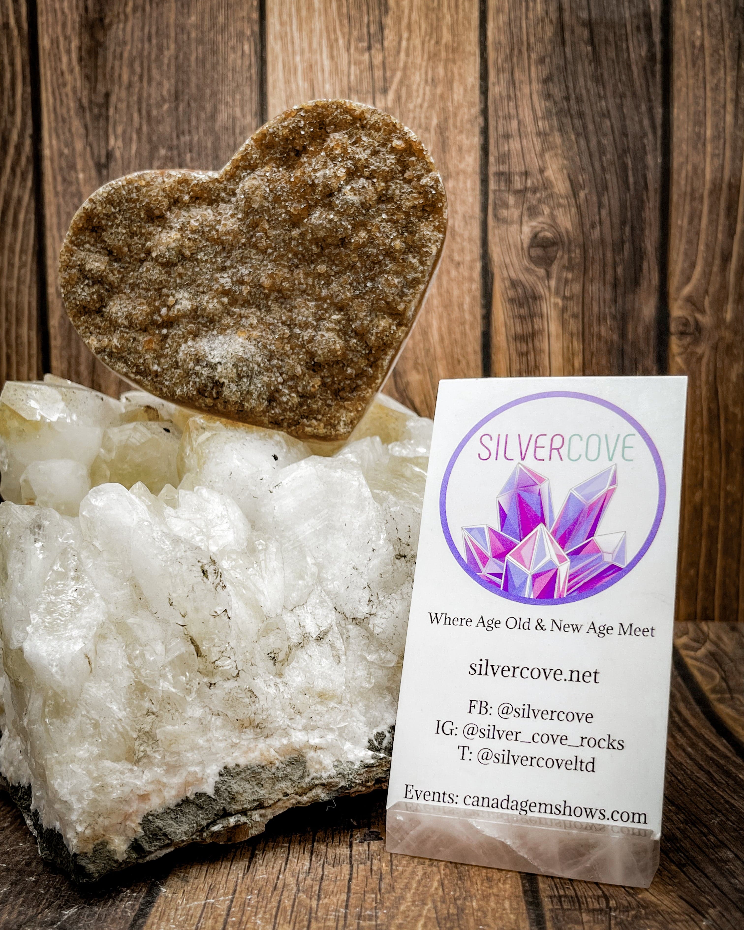 Natural Citrine Heart Cluster Pendant Necklace - Healing Crystal Jewelry for Love & Positivity | Perfect for Gifts, Meditation & Energy Balancing