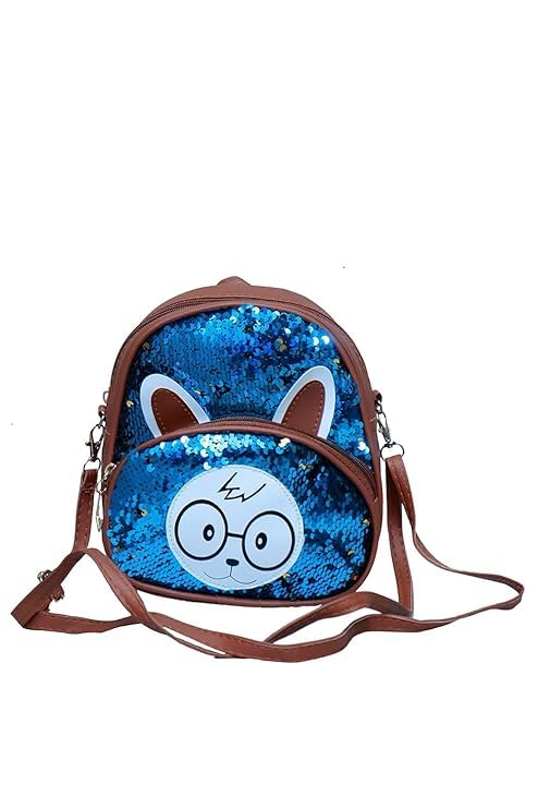 Sparkly Sequin Mini Backpack for Girls Ages 3-6 | Glitter Daypack & Crossbody Shoulder Bag | 2-Pack Kids' Fashion Accessories | Perfect for School, Parties & Everyday Use