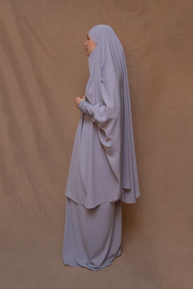 Moira Prayer Umrah Gown with Niqab - Islamic Modest Dress for Women | Perfect for Hajj, Umrah, and Daily Prayers