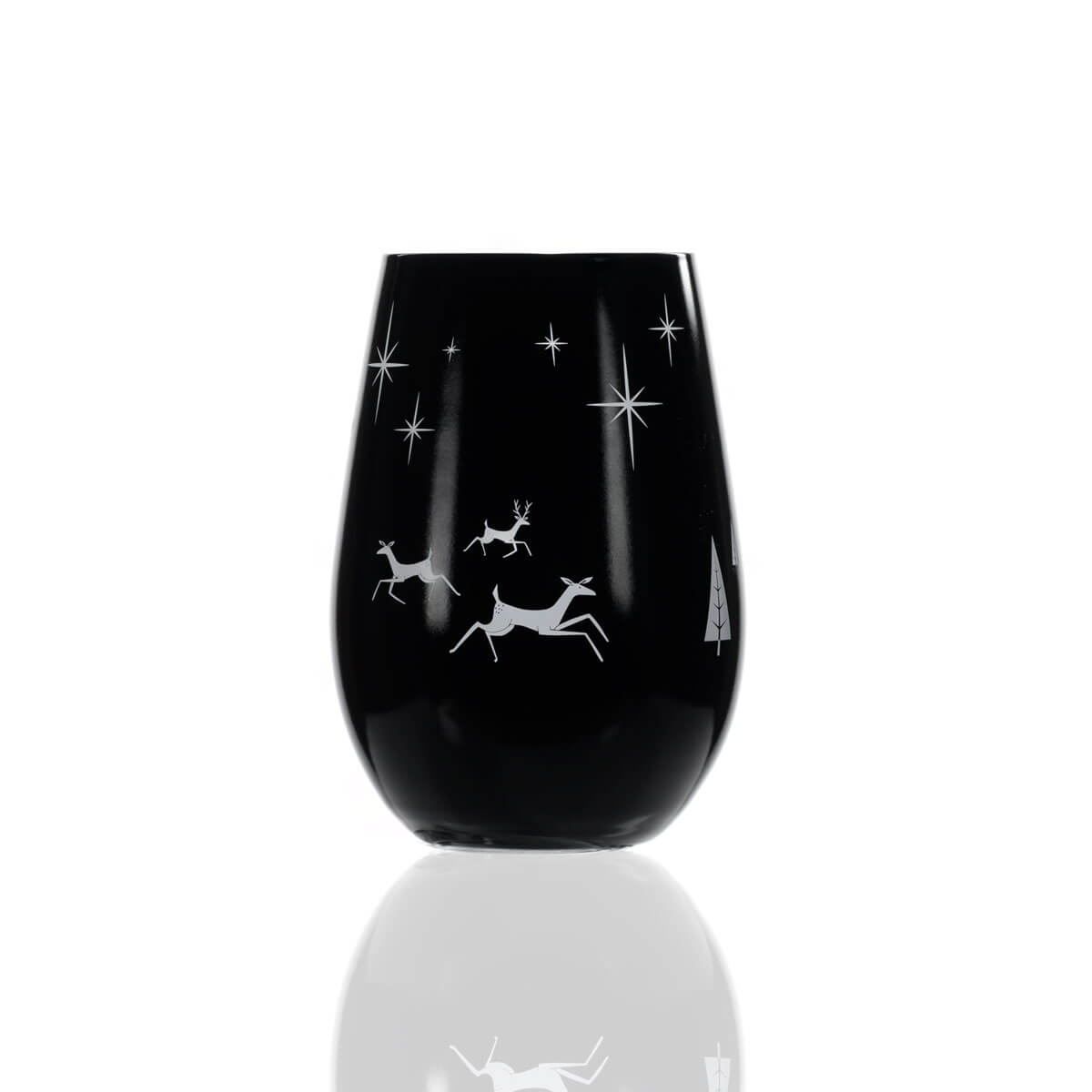 Wonderland 16.5oz Stemless Wine Tumbler Set - 12 Pack Unbreakable Glass Tumblers for Wine, Cocktails & Beverages - Perfect for Parties, Weddings, Restaurants & Home Entertaining