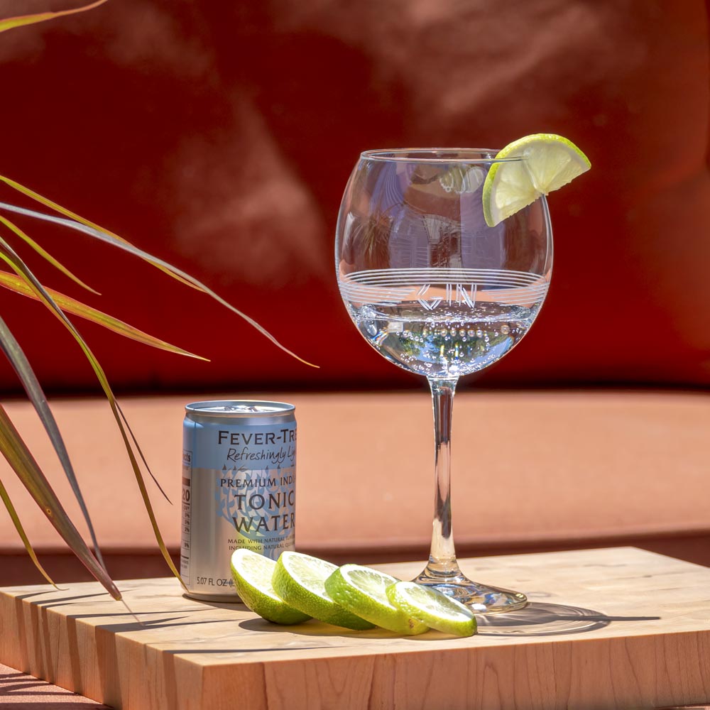 Aperol Gin Spritzer 18oz Balloon Cocktail Glass Set of 4 - Perfect for Summer Parties, Outdoor Gatherings & Home Bar Decor