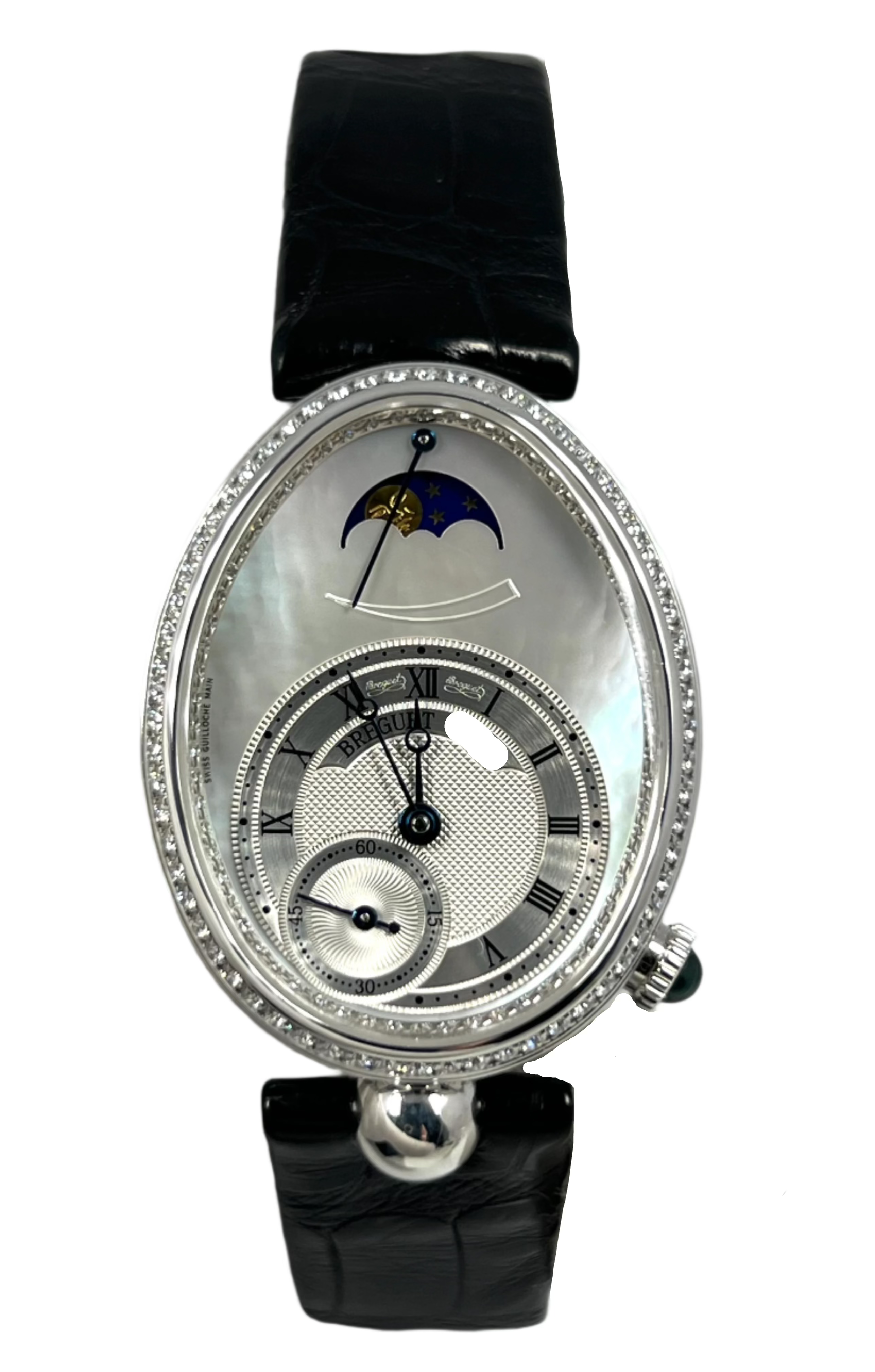 Breguet Reine de Naples Power Reserve 18K White Gold Ladies Watch - Luxury Automatic Women's Timepiece for Formal Events & Special Occasions