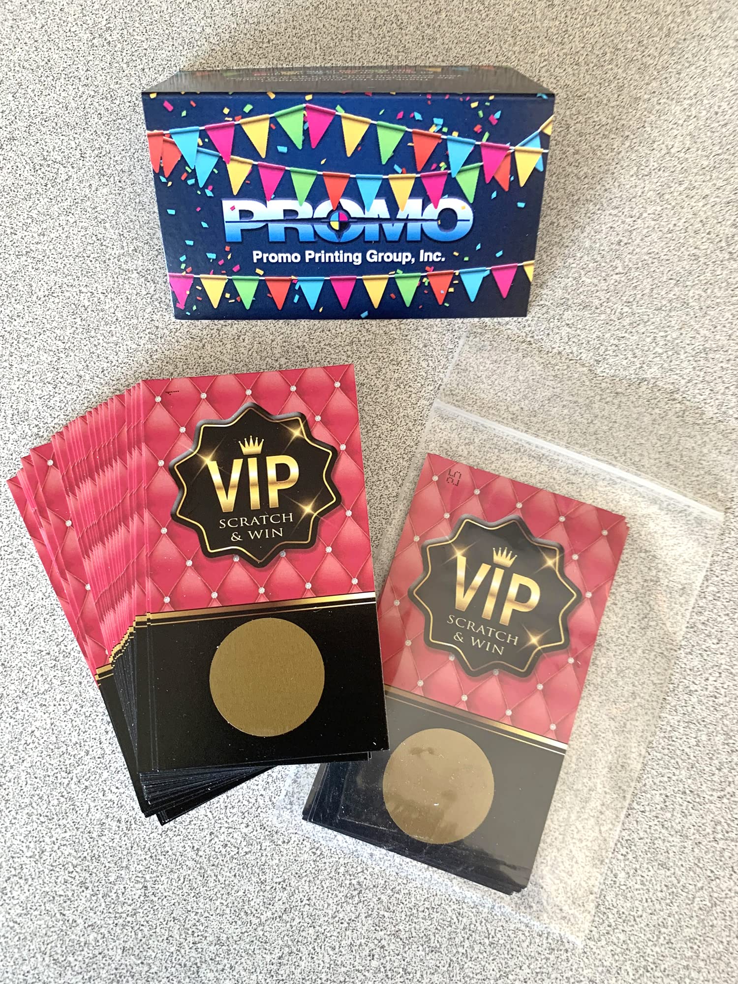 Premium Pink VIP Scratch Off Cards - 30 Pack for Customer Appreciation & Loyalty Rewards - Fun Scratch & Win Game Cards for Events, Parties & Business Promotions