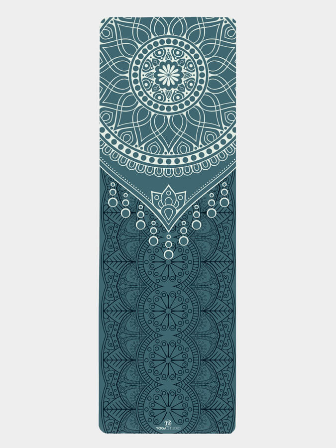 Eco-Friendly Vegan Suede Microfiber Yoga Mat 4mm - Non-Slip, Cushioned for Hot Yoga, Pilates & Home Workouts - Perfect for Beginners & Professionals