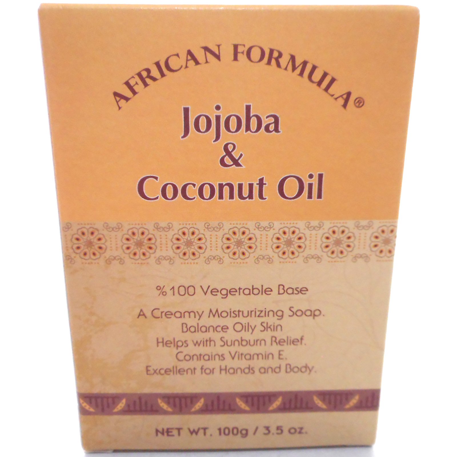 AFRICAN FORMULA Jojoba & Coconut Oil Soap - Moisturizing & Nourishing Bar Soap for Dry Skin - Perfect for Daily Face & Body Cleansing, Shower & Bath Use