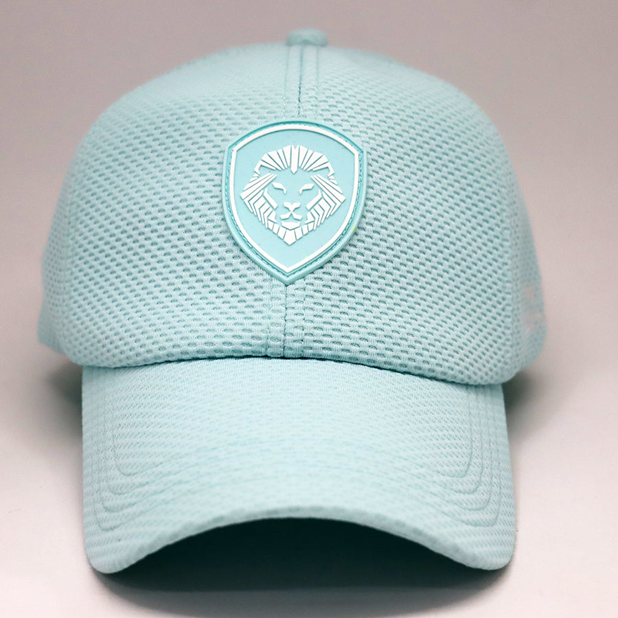VT Shield Future Looks Bright Turquoise Performance Hat with Velcro Closure - Perfect for Running, Hiking & Outdoor Sports